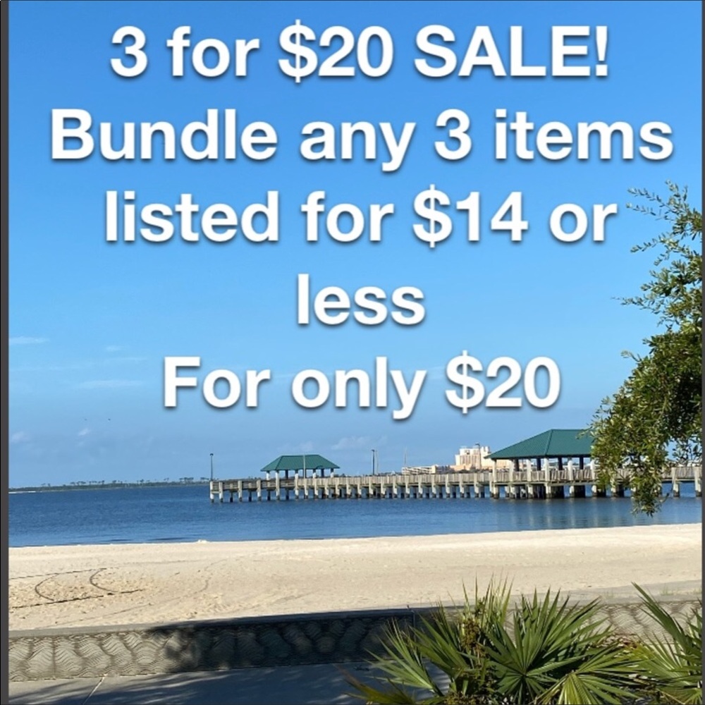 3 for $20.00 SALE